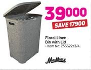 Miss Molly Floral Bin With Lid
