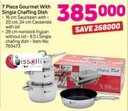 Tissolli 7 Piece Gourmet With Single Chaffing Dish