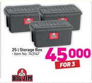 Big Jim 25Ltr Storage Box-For 3