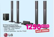 LG 5.1 Channel DVD Home Theatre LHD655 DZAFLL