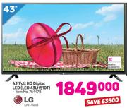 LG 43” Full HD Digital LED LED43LH510T