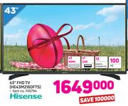 Hisense 43” FHD TV HE43M2160FTS