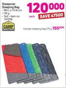 Camp Master Sleepover Sleeping Bag-Each