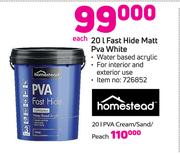 Homestead PVA Cream/Sand/Peach-20Ltr