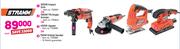 Stramm 500W Impact Drill/500W 115Angle Grinder/450W Jigsaw/150W Orbital Sander-Each