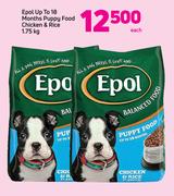Epol Up To 18 Months Puppy Food Chicken & Rice-1.75kg Each