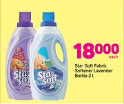 Sta-Soft Fabric Softener Lavender Bottle-2Ltr Each