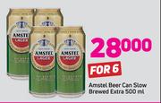 Amstel Beer Can Slow Brewed Extra-6x500ml
