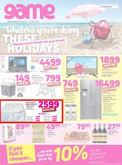 Game Namibia : Whatever You're Doing These Holidays (29 March - 11 April 2018), page 1