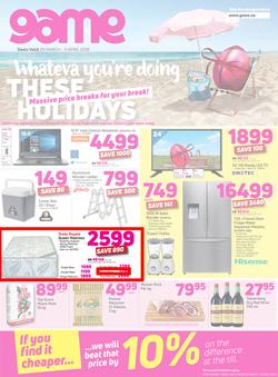 Game Namibia : Whatever You're Doing These Holidays (29 March - 11 April 2018), page 1