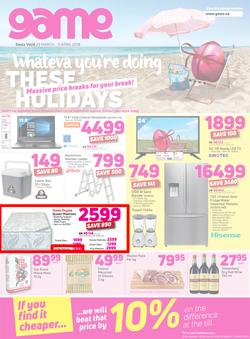 Game Namibia : Whatever You're Doing These Holidays (29 March - 11 April 2018), page 1