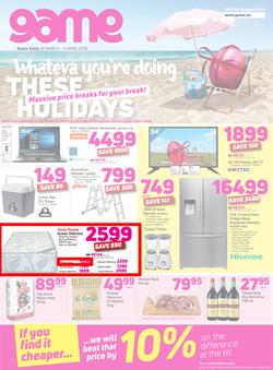 Game Namibia : Whatever You're Doing These Holidays (29 March - 11 April 2018), page 1