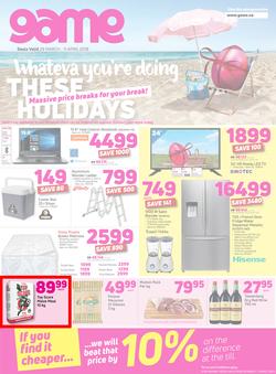 Game Namibia : Whatever You're Doing These Holidays (29 March - 11 April 2018), page 1