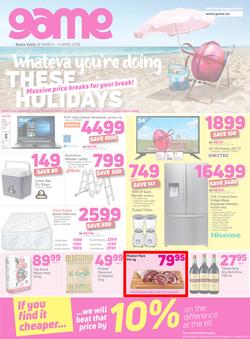 Game Namibia : Whatever You're Doing These Holidays (29 March - 11 April 2018), page 1