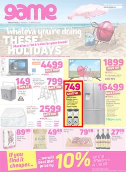 Game Namibia : Whatever You're Doing These Holidays (29 March - 11 April 2018), page 1