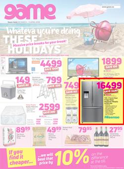 Game Namibia : Whatever You're Doing These Holidays (29 March - 11 April 2018), page 1