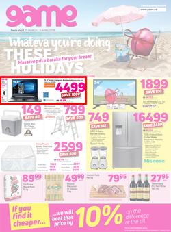 Game Namibia : Whatever You're Doing These Holidays (29 March - 11 April 2018), page 1