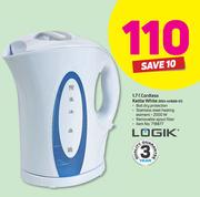 Logik 1.7L Cordless Kettle White RSH-441668-01