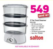 Salton 3 Tier Food Steamer SFS-100