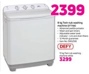 Defy 8Kg Twin-Tub Washing Machine DTT166