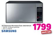 Samsung 32L Electronic Microwave Oven ME0113M1 XF