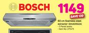 Bosch 60cm Stainless Steel Extractor DHU635GZA