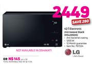 LG 42L Electronic Microwave Black MS4295DIS