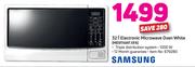 Samsung 32L Electronic Microwave Oven White ME9114W1 XFA 
