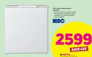KIC 210L Chest Freezer White KCG 210 1