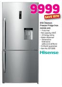 Hisense 610Ltr Bottom Freezer Fridge Inox H610BI WD