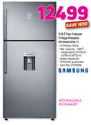 Samsung 519Ltr Top Freezer Fridge Metallic RT50K6531SL F