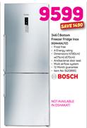Bosch 346Ltr Bottom Freezer Fridge Inox KGN46AL11Z