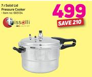 Tissoli 7Ltr Solid Lid Pressure Cooker