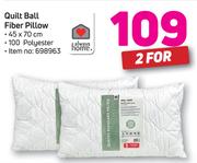 Always Home Quilt Ball Fiber Pillow-For 2