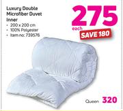 Luxury Queen Microfiber Duvet Inner-Each
