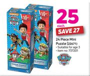Paw Patrol 24-Piece Mini Puzzle-Each