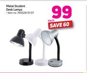 Metal Student Desk Lamps-Each