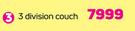 Gomma Gomma 3 Division Couch