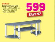 Domino Entertainment Unit H40 x W120 x D33.8cm