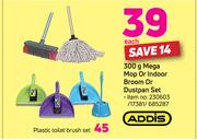 Addis Plastic Toilet Brush Set