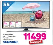 Samsung 55” UHD Smart LED TV 55MU7000
