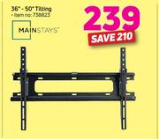 Mainstays 36”-50” Tilting