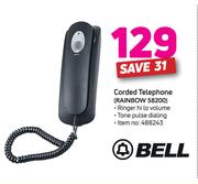 Bell Corded Telephone RAINBOW 58200