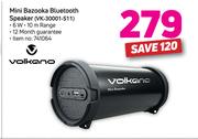 Volkano Mini Bazooka Bluetooth Speaker VK-30001-S11