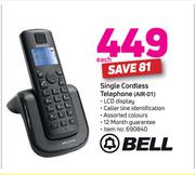 Bell Single Cordless Telephone AIR-01-Each