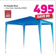 Out & About Pe Gazebo Blue