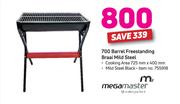 Megamaster 700 Barrel Freestanding Braai Mild Steel