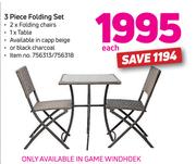 3 Piece Folding Set-Each
