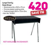 Ketla Large Family Steel Braai