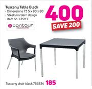 Tuscany Chair Black